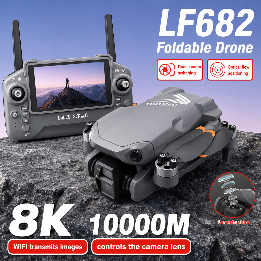 Dji Drone Mini 3 - Drone photo aérien LF682 8K HD